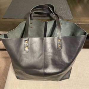 Dené Unstructured Leather Tote Bag